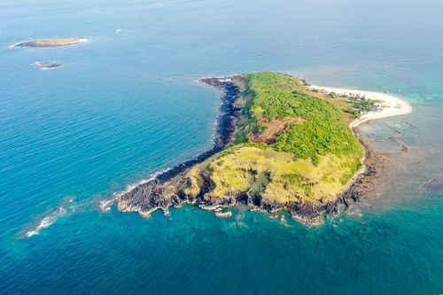 Hòn đảo hình con chim ở Phú Yên