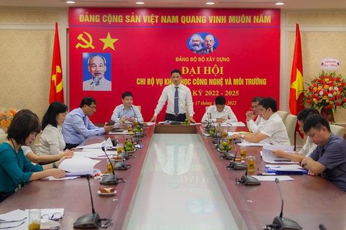 Đại hội Chi bộ Vụ Khoa học Công nghệ và Môi trường nhiệm kỳ 2022 – 2025 thành công tốt đẹp