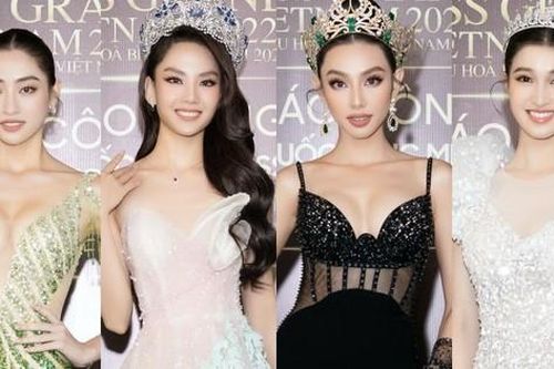 Hoa hậu Mai Phương đọ sắc trên thảm đỏ cùng Hoa hậu Thùy Tiên và Lương Thùy Linh
