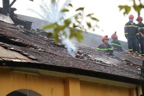Thống kê thiệt hại sau vụ hỏa hoạn ở Bảo tàng lịch sử Thừa Thiên - Huế