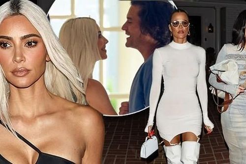 Kim Kardashian mặc bó sát khoe 3 vòng 'nóng mắt'