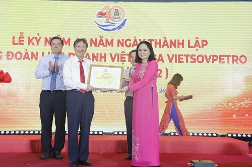 Công đoàn Vietsovpetro long trọng tổ chức Lễ kỷ niệm 40 năm ngày thành lập