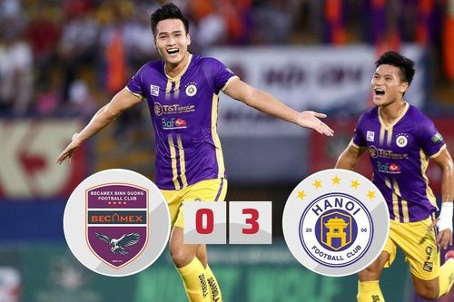 Thắng dễ Bình Dương, Hà Nội FC xây chắc ngôi đầu bảng