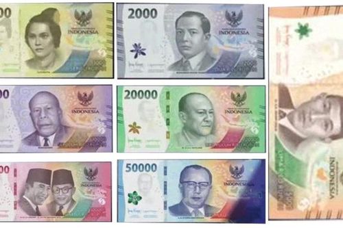 Cận cảnh 7 loại tiền giấy rupiah mới ra mắt của Indonesia