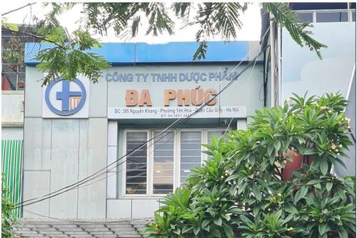 Thu hơn 1000 hộp thuốc Cefuroxim 500 giả tại Công ty Dược Phẩm Đa Phúc