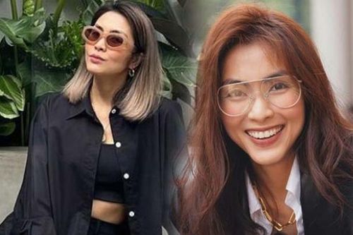 Tăng Thanh Hà khác lạ với màu tóc mới