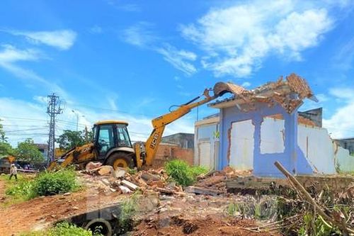 Cưỡng chế công trình 'ngáng' dự án đường nghìn tỷ ở Buôn Ma Thuột