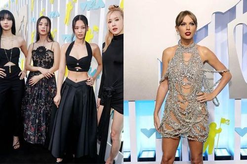 Thảm đỏ VMAs 2022: Blackpink khoe dáng chiếm trọn 'spotlight' giữa dàn sao đình đám