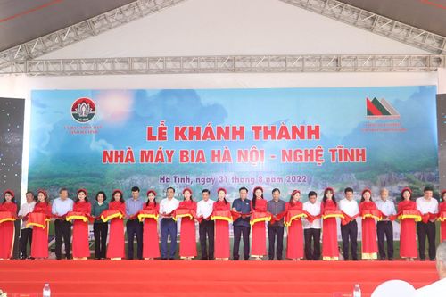 Khánh thành Nhà máy Bia Hà Nội - Nghệ Tĩnh công suất 100 triệu lít/năm