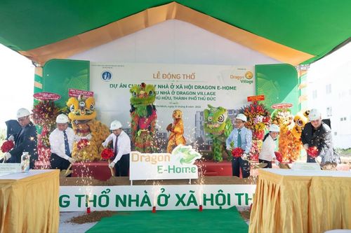 Động thổ dự án chung cư nhà ở xã hội Dragon E-Home