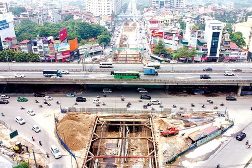 Nhiều công trình giao thông Thủ đô bứt tốc để cán đích