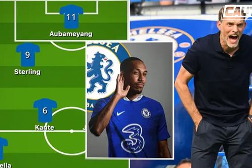 3 cách xếp đội hình của Chelsea với Aubameyang