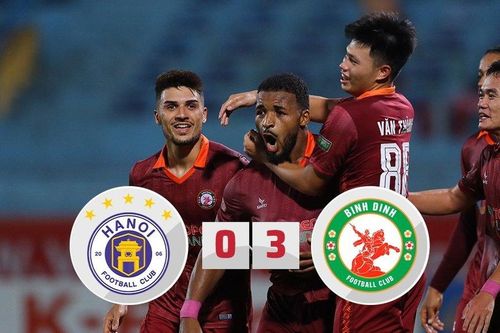Duy Mạnh nhận thẻ đỏ vì lỗi đánh nguội, Hà Nội thua thảm trước Bình Định