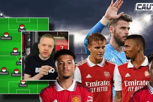Đội hình kết hợp MU vs Arsenal: Thủ của Quỷ, công của Pháo