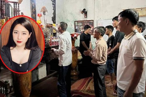 Gia đình làm lễ 49 ngày cho cô gái mất tích, đông đảo bà con đến thắp hương, chia buồn