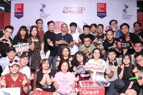 Studio Sparx* tiếp tục nhận giải thưởng Nơi làm việc tốt nhất Châu Á năm 2022