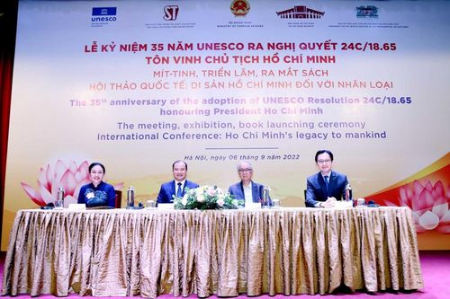Di sản Hồ Chí Minh là kho báu, thể hiện sự giàu có và trí tuệ của dân tộc Việt Nam và thế giới