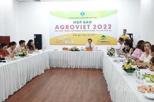 Sắp diễn ra Hội chợ triển lãm nông nghiệp quốc tế AgroViet 2022