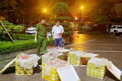 Hà Tĩnh: Tạm giữ hơn 430 kg nội tạng động vật không rõ nguồn gốc