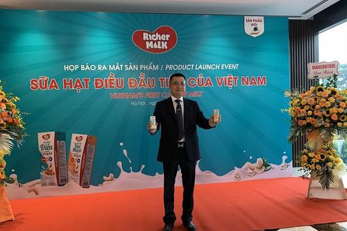 Sản phẩm sữa hạt điều Richer Milk chính thức ra mắt thị trường