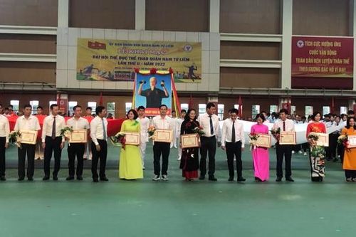 Quận Nam Từ Liêm khai mạc Đại hội thể dục thể thao lần thứ II