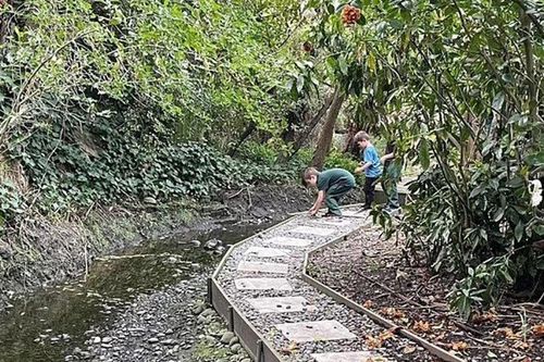 Phát hiện con giun khổng lồ dài gần 1m trong vườn nhà