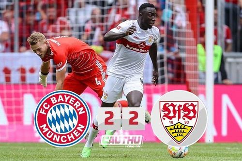 De Ligt lại chơi bóng rổ trước Stuttgart, Bayern Munich hòa trận thứ 3