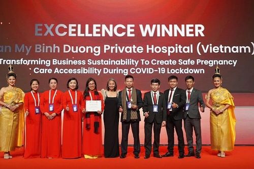 Bệnh viện Hoàn Mỹ tư nhân Bình Dương nhận giải thưởng quốc tế HMA - 2022