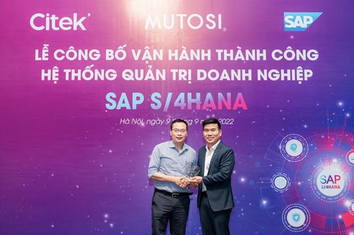 Tập đoàn Mutosi và Citek vận hành thành công hệ thống quản trị tổng thể doanh nghiệp