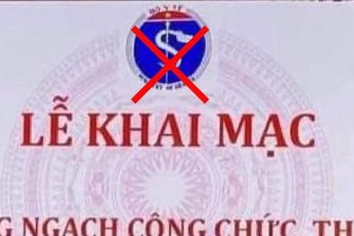 Logo Bộ Y tế in hình con rắn ngậm phong bì: Cơ quan công an vào cuộc
