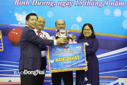 Mã Xuân Cường vô địch Giải Billiards Carom 3 băng quốc tế Bình Dương lần 10-2022