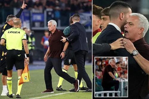 Bị truất quyền chỉ đạo, Mourinho mỉa mai trọng tài