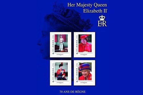 Phát hành bộ tem tưởng nhớ Nữ hoàng Elizabeth II tại Pháp