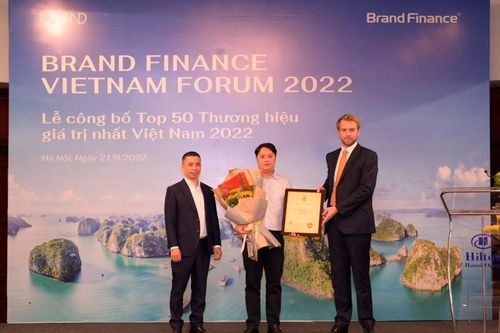 Lần thứ 4 liên tiếp, VNPT đứng thứ 2 top 50 thương hiệu giá trị nhất Việt Nam