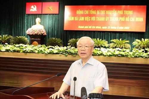 TP Hồ Chí Minh cần thường xuyên nâng cao năng lực lãnh đạo, sức chiến đấu của Đảng bộ