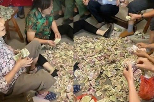 Cụ bà qua đời để lại tủ tiền,14 người hì hục đếm cả buổi chiều mới hết