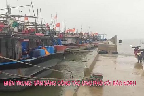 Miền Trung: Sẵn sàng công tác ứng phó với bão Noru
