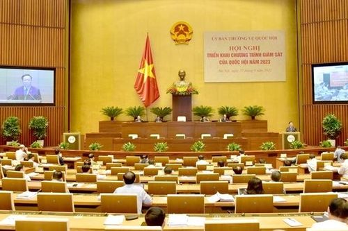Chủ tịch Quốc hội Vương Đình Huệ: Giám sát phải vì mục tiêu kiến tạo phát triển