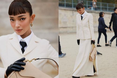 Châu Bùi gây thương nhớ khi xuất hiện với thần thái ngút ngàn tại Dior Spring 2023