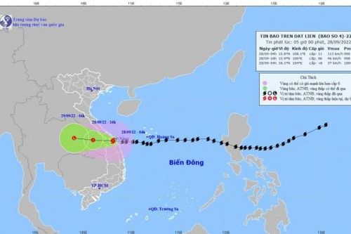 Bão số 4 đổ bộ, nhiều nơi tại Trung Trung Bộ mất điện
