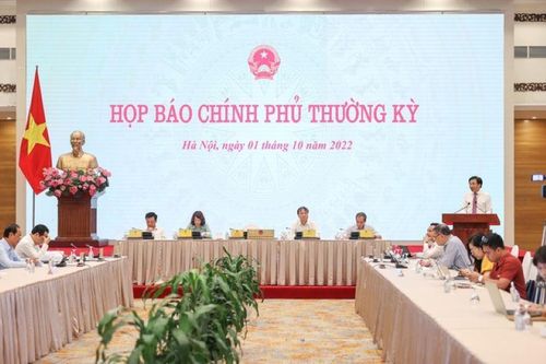Họp báo Chính phủ thường kỳ tháng 9