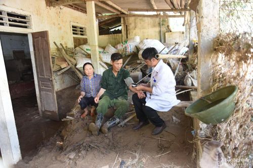 Ngăn chặn bệnh dịch sau bão lũ