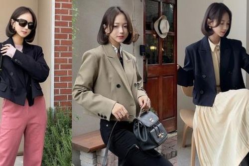 Kiểu blazer hack dáng cho nàng thấp bé trong thu