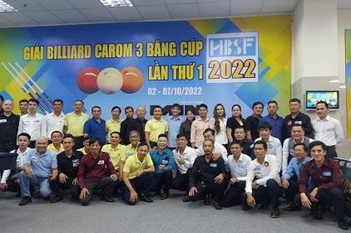 Khởi động Giải Billiard Carom 3 băng cúp HBSF lần 1 năm 2022