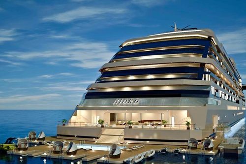 Siêu du thuyền tư nhân lớn nhất thế giới với 117 căn hộ bên trong