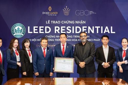 Dự án đầu tiên của Việt Nam được chứng nhận công trình xanh LEED Residential