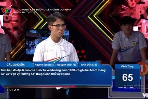 Đường lên đỉnh Olympia 2022 lại gây tranh cãi về đáp án câu hỏi lịch sử ở trận chung kết