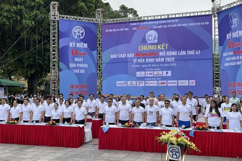 Lời cảm ơn của Ban Tổ chức Giải chạy Báo Hànôịmới mở rộng lần thứ 47 - Vì hòa bình năm 2022