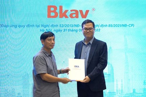 Bkav được cấp phép cung cấp dịch vụ chứng thực Hợp đồng điện tử