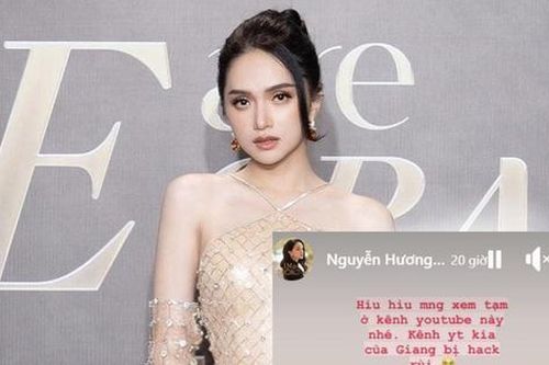 Hoa hậu Hương Giang nói gì khi kênh YouTube chính thức của cô bất ngờ bị 'bay màu'?